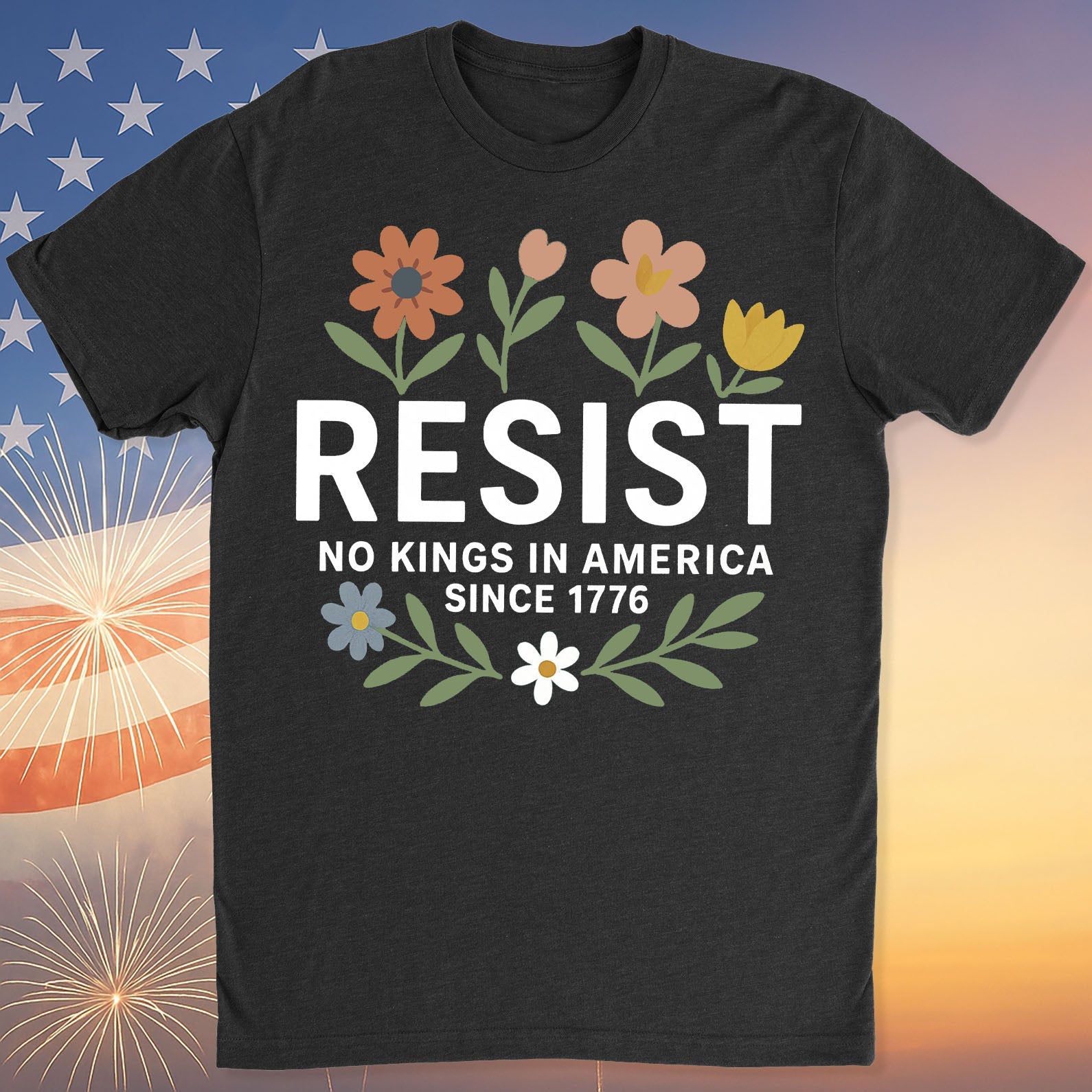 Resist No Kings In America Shirt | Since 1776 Shirt | Anti-Trump Shirt | Anti MAGA | Anti Authoritarian Tee 682462
